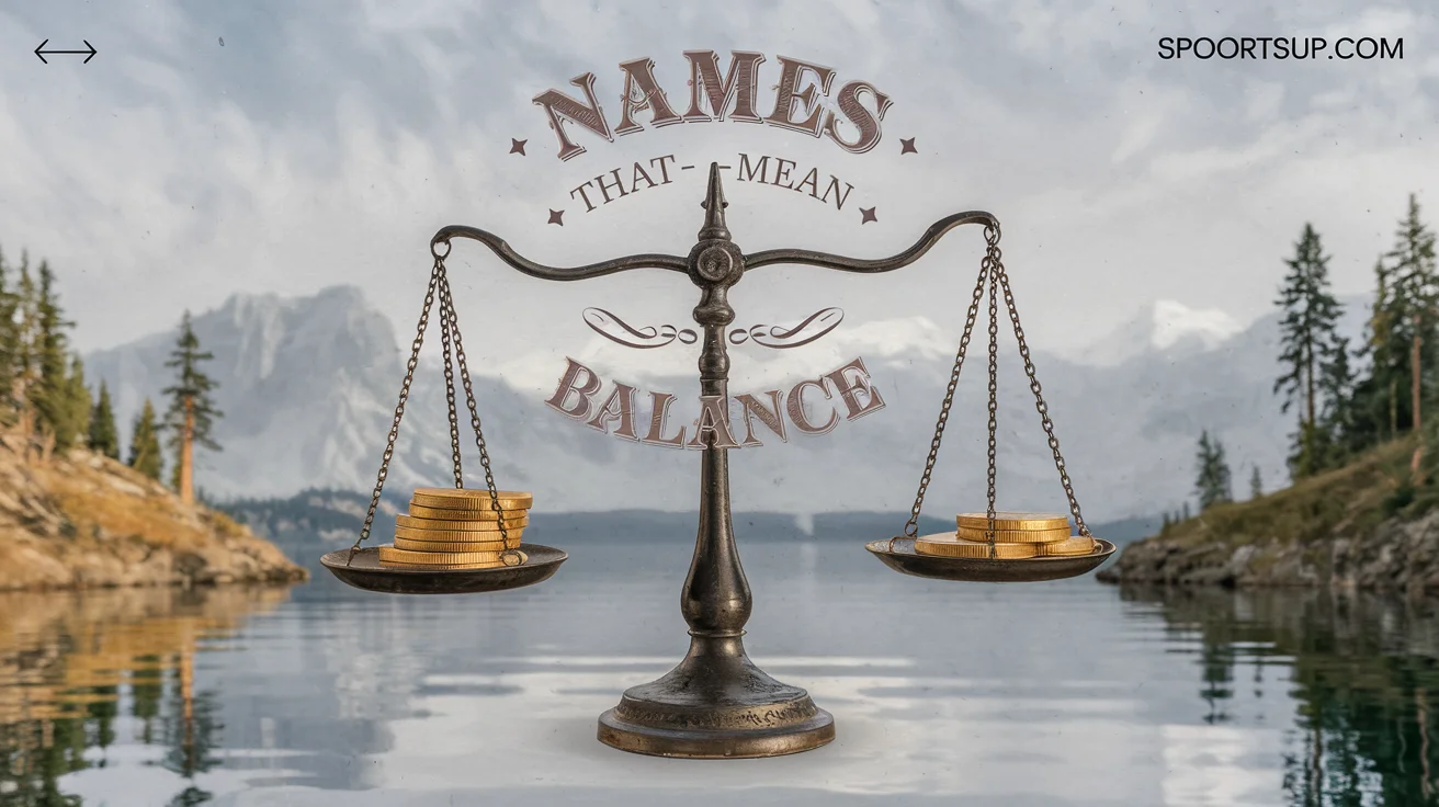 names that mean balance