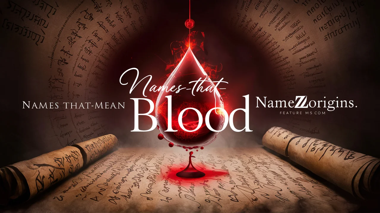 names that mean blood