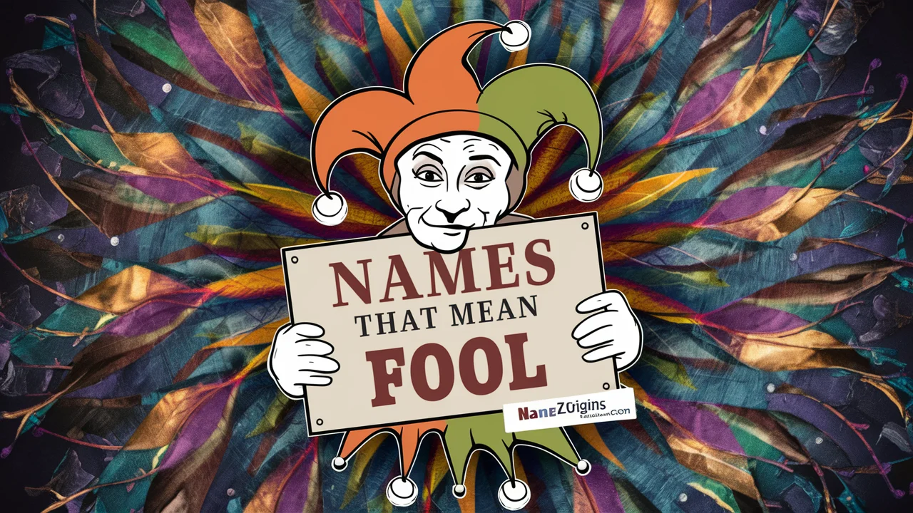 Names that mean fool