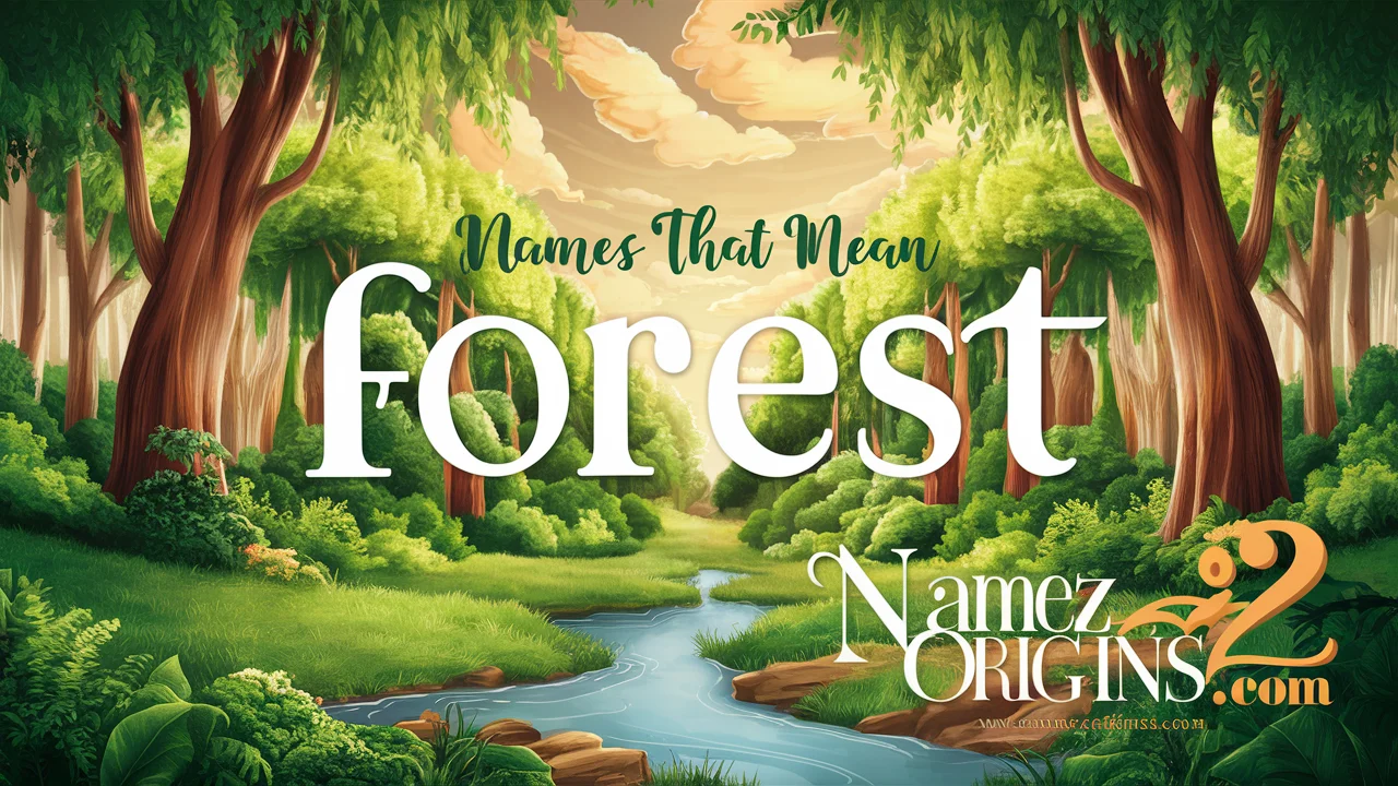 Names that mean forest