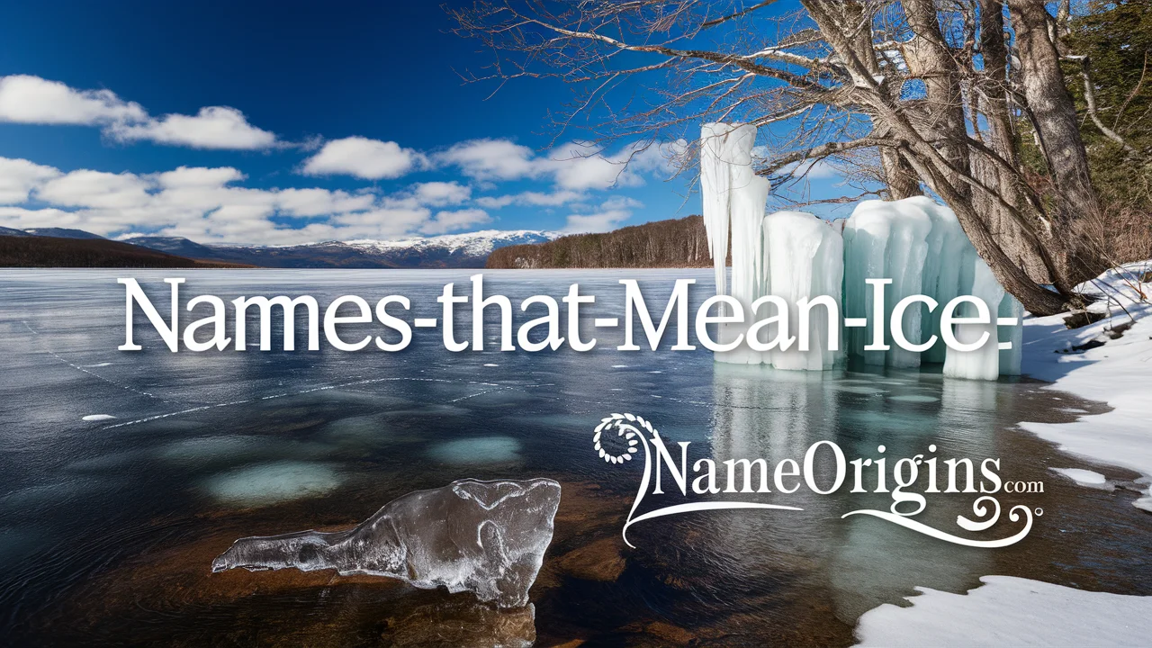 🌬️ Brrr-illiant Names: 101+ Meaningful Ice Names! - namezorigins.com