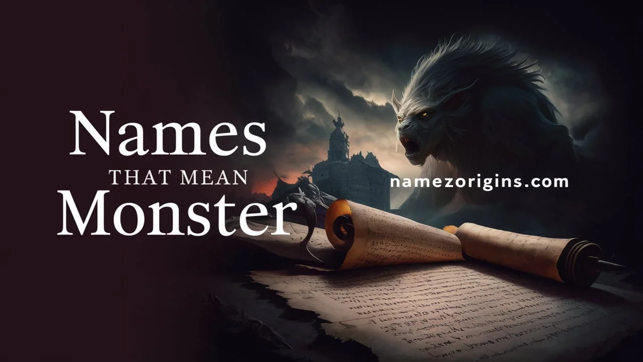 names that mean monster