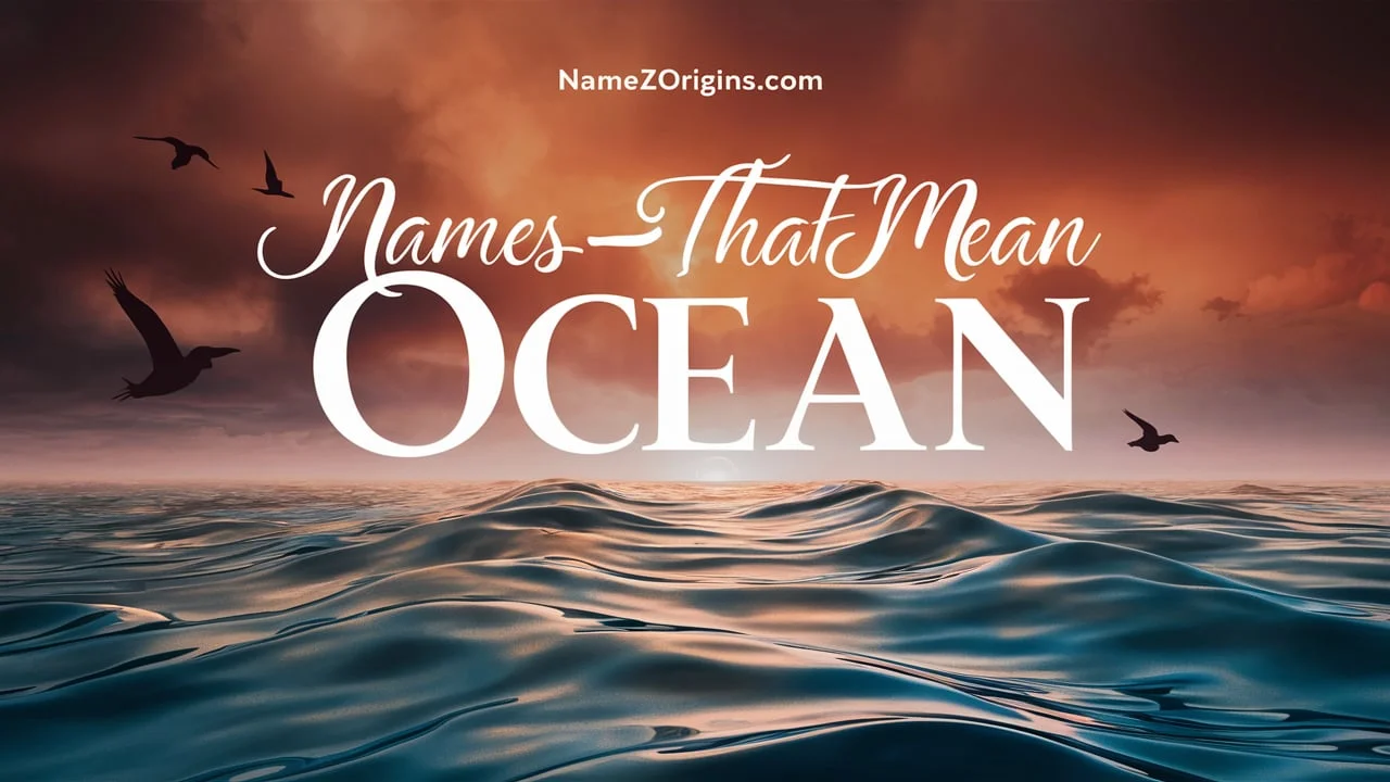 Names that mean ocean