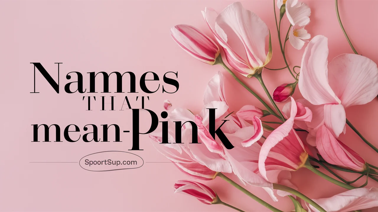 names that mean pink