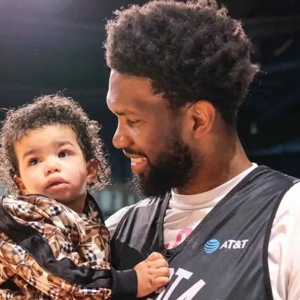 Joel Embiid Wife and Son